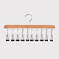 📢📢 50 % DE RÉDUCTION !! ⏰ Cintre multi-pinces en bois pour l'organisation de votre placard