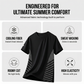 T-shirts de sport respirants et à séchage rapide pour homme