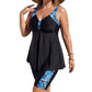 🥰Maillot de Bain Tankini Fluide pour Femmes avec Shorty