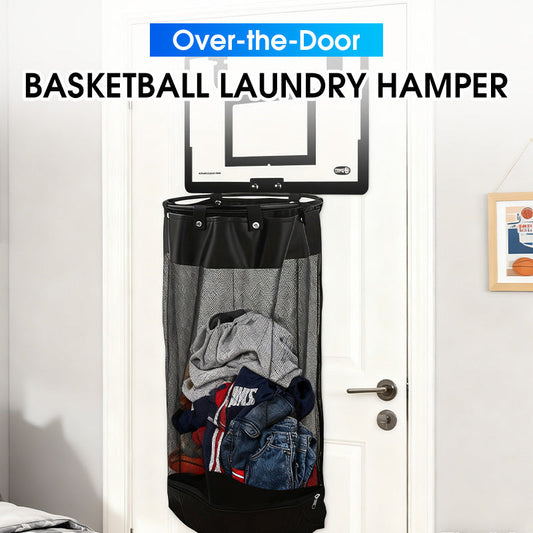 Panier à linge basquet-ball à accrocher au-dessus de la porte