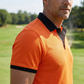 Men's Contrast Trim Short Sleeve Collared Shirt