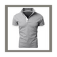 Men's Contrast Trim Short Sleeve Collared Shirt