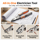 🔧 50 % DE RÉDUCTION EN CE MOMENT ! ⚡ Pince à cliquet pour électricien – Coupe, dénudage, préhension et sertissage – Auto-verrouillante, antirouille et tout-en-un : l'outil indispensable de tout électricien