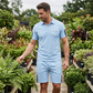 🏆👕 PROMO FLASH 50% ! Ensemble Short & T-Shirt Manches Courtes Homme – Mélange Coton Respirant, Col Classique, Rayures Athlétiques, 2 Coloris, Tailles S-5XL 🔥