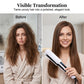 ✨🔥 Lisseur boucleur 2-en-1 ionique négatif, protège les cheveux, lissage et boucles doux sans déshydratation