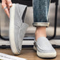 👟 PROMO LIMITÉE 50% DE RÉDUCTION ! ✨ Chaussures Slip-On en Toile Homme – Respirantes, Flexibles, Style Décontracté 🌿