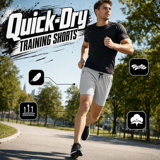 🩳 50% DE RÉDUCTION ⚡ Short de sport séchage rapide – Poches zippées & tissu respirant – Idéal pour la course, le fitness ou les activités outdoor – léger, confortable & pratique 🏃‍♂️🌿✨