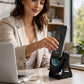 Support de téléphone portable avec haut-parleur à induction