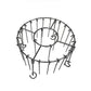 Grille ronde en acier inoxydable pour four, avec brochette