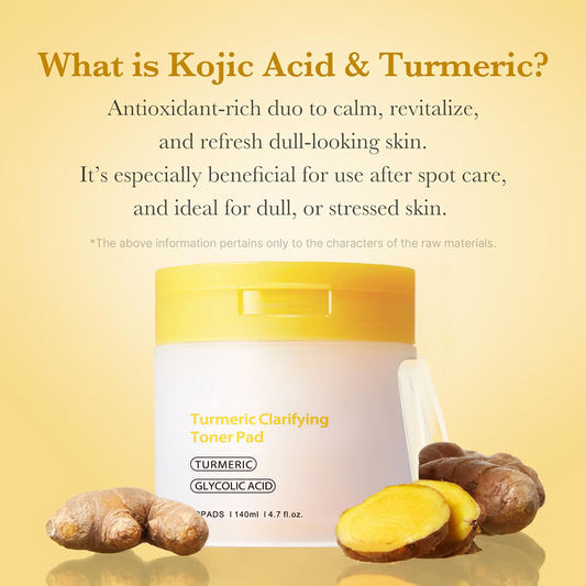 Sérum éclaircissant à l'acide kojique et au curcuma