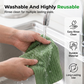 📢 50% DE RÉDUCTION ! ⏰ Rouleau de Chiffons Nettoyants Jetables – Microfibre – Détachables & Ultra-Absorbants for Cuisine