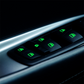 Autocollants universels fluorescents pour interrupteurs et boutons de lève-vitres de voiture