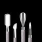 Ensemble de 3 outils en acier inoxydable pour le soin des cuticules