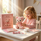 🎀 - 50% | Kit de patchwork en feutre DIY pour une forêt enchantée rose – Pièces pré-découpées et guide étape par étape, activité manuelle sereine sans écran !