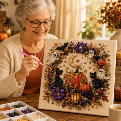 🔥 Dernier jour : -50 % – 👻✨ Kit créatif de perles pour Halloween – Transformez de minuscules perles en créations magiques, à la fois effrayantes et adorables.