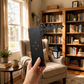 Serre-livres miniature en forme de lampadaire rétro avec lumière