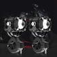 🏍️ Projecteurs LED universels pour moto – Double faisceau et étanches en toutes conditions météorologiques 💡