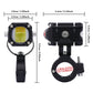 🏍️ Projecteurs LED universels pour moto – Double faisceau et étanches en toutes conditions météorologiques 💡