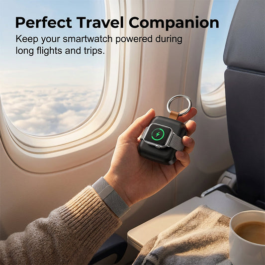 ⌚🔑 Chargeur portable porte-clés pour montres connectées, compact transportable recharge rapide pour tous smartwatches ✨