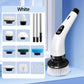 ⏳Offre spéciale à durée limitée⏰Kit de brosses de nettoyage rechargeables avec manche télescopique et 8 embouts — Plus besoin de se baisser ni de s'agenouiller, un nettoyage facile et sans effort