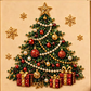 Kit de peinture de Noël en perles et strass