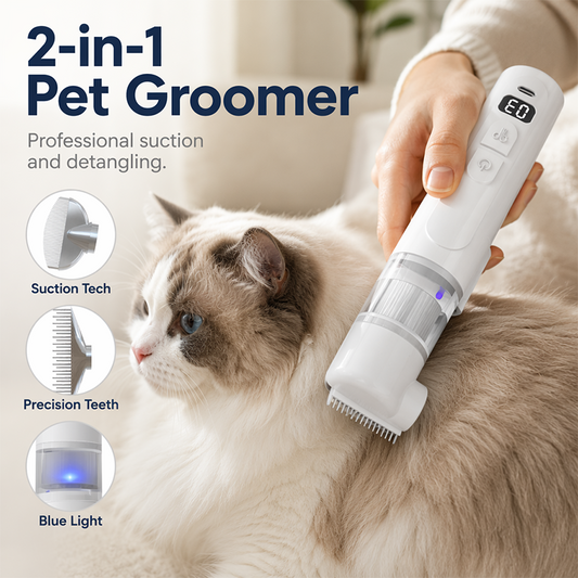 Peigne électrique Groomina pour animaux de compagnie
