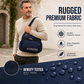 👜 50 % DE RÉDUCTION POUR UNE DURÉE LIMITÉE ! Sac à bandoulière pour homme à grande capacité et multiples poches, sac messager décontracté en nylon résistant à l'eau