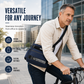 👜 50 % DE RÉDUCTION POUR UNE DURÉE LIMITÉE ! Sac à bandoulière pour homme à grande capacité et multiples poches, sac messager décontracté en nylon résistant à l'eau
