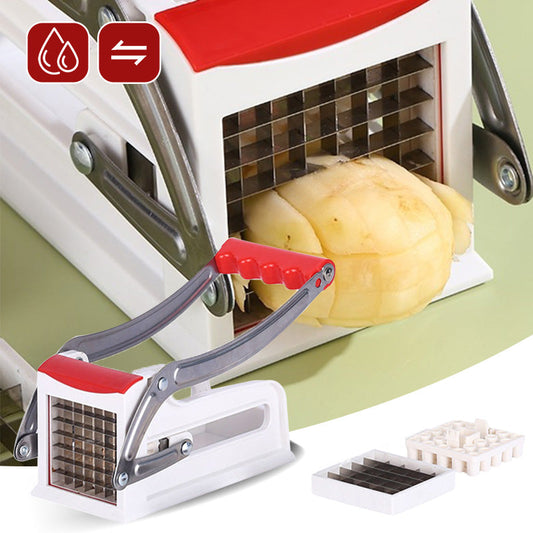 🔥PROMOTION EXCEPTIONNELLE : 50 % DE RÉDUCTION - 🌞Coupe-pommes de terre en acier inoxydable pour frites