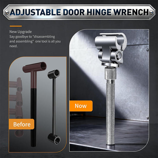 🔧 50% DE RÉDUCTION ! 🚪 Clé Universelle Réglable pour Charnières – Acier Inoxydable – 19,5 cm for Bricolage