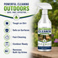 🌿 50 % DE RÉDUCTION POUR UNE DURÉE LIMITÉE ! Spray nettoyant pour surfaces extérieures, détachant à action rapide pour terrasses, meubles en bois et surfaces extérieures