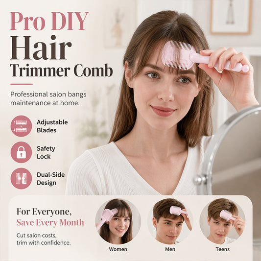 DIY Hair Thinning Comb – Adjustable Blade & Beginner-Friendly DesignPeigne à effiler à faire soi-même – Lame réglable et conception adaptée aux débutants