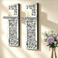 🕯️🛒 -50% ! 🏠Appliques Murales Bougeoirs en Verre Cristal Concassé – Lot de 2 – Finition Miroir & Lueur Ambiante pour Déco Élégante.