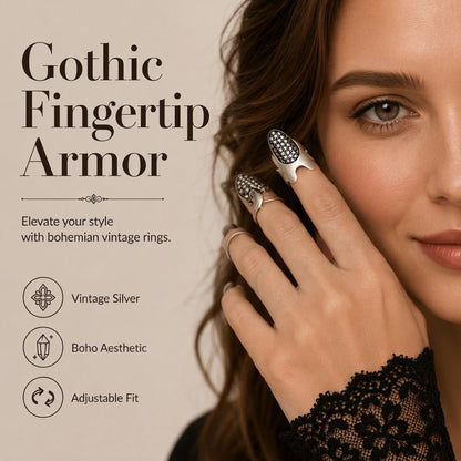 Bagues pour ongles bohèmes ajustables