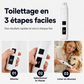 🔥🎁 2+1 GRATUIT !!🥳 💞 Plus de 50 000 vendus ! ⚡🐾 Lime à ongles électrique pour chiens et chats avec indicateur de batterie LED, limage doux des ongles