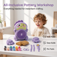 🏺 Kit de poterie électrique pour enfants à monter soi-même – Facile à utiliser, expérience créative et sûre – Idéal pour modeler et créer avec de l'argile 👧