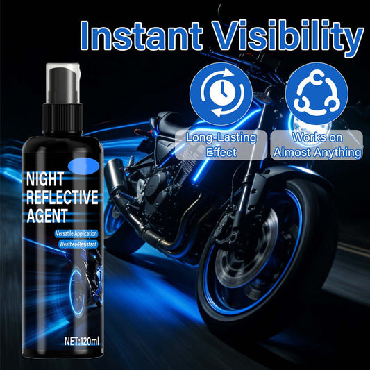 🚴‍♂️💫 Spray luminescent multi‑surfaces, améliore la visibilité de nuit par tous les temps