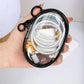 Sac de rangement portable transparent et multifonctionnel pour câbles de donnée