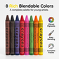 Coffret de crayons de couleur non toxiques pour enfants