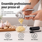 🧄 Presse-ail haut de gamme – ergonomique, avec une poignée souple, permettant d'écraser facilement l'ail