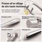🧄 Presse-ail haut de gamme – ergonomique, avec une poignée souple, permettant d'écraser facilement l'ail