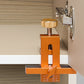 Positionneur Réglable en Alliage d'Aluminium pour Porte d'Armoire 7-40mm