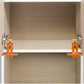 Positionneur Réglable en Alliage d'Aluminium pour Porte d'Armoire 7-40mm