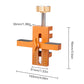 Positionneur Réglable en Alliage d'Aluminium pour Porte d'Armoire 7-40mm
