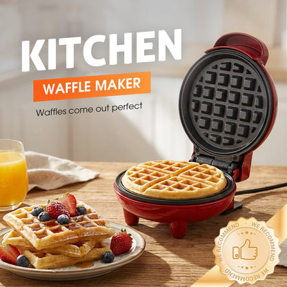 🧇50 % DE RÉDUCTION EN CE MOMENT ! Mini-gaufrier électrique pour un petit-déjeuner facile à préparer, gaufrier compact antiadhésif, appareil de petit-déjeuner portable pour réaliser des gaufres croustillantes maison