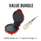🧇50 % DE RÉDUCTION EN CE MOMENT ! Mini-gaufrier électrique pour un petit-déjeuner facile à préparer, gaufrier compact antiadhésif, appareil de petit-déjeuner portable pour réaliser des gaufres croustillantes maison