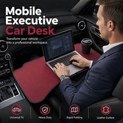 Bureau rabattable et plateau de table pour travailler sur ordinateur portable au volant