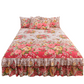 🛏️ PROMO FLASH : 50% DE RÉDUCTION ! Cache-Sommier 3 Pièces à Fleurs et Volants – Coton Haute Densité, Teinture Réactive & 5 Tailles Disponibles for une Chambre Romantique et Élégante 🌷✨