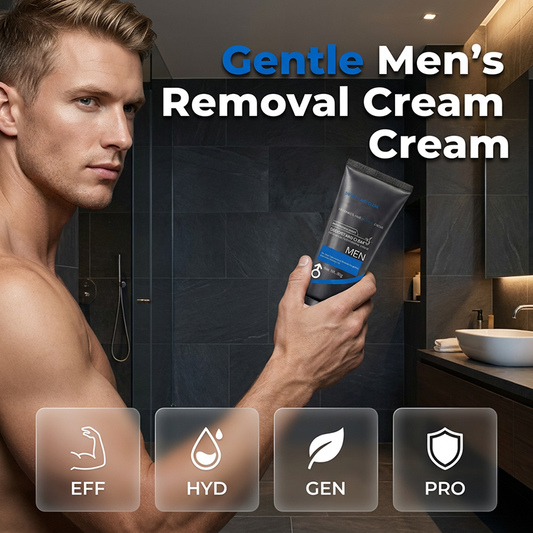 Crème dépilatoire pour hommes – Pas de poils résiduels, pas de douleu
