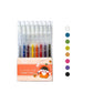 Coffret de stylos gel pailletés rétractables pour le journal intime et le dessi